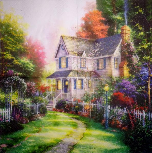 198 Garden - 3-ply - Thomas Kinkade